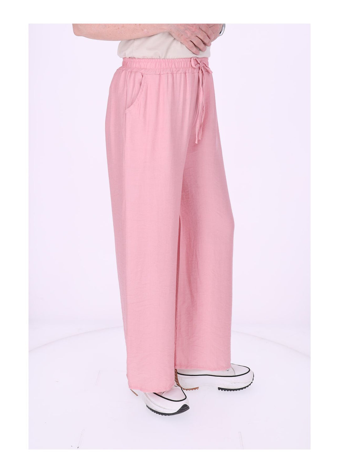 J&H Moda Damenhose Viskose weites Bein