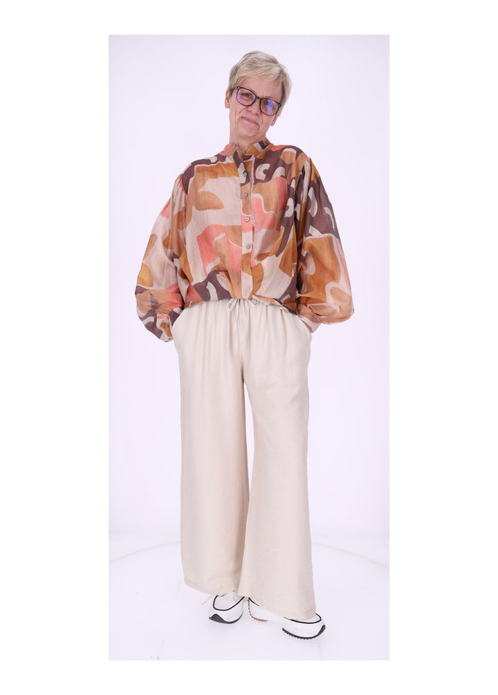Sierra Damen Bluse Langarm grafisch