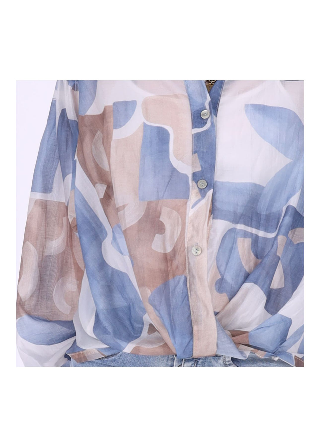Sierra Damen Bluse Langarm grafisch