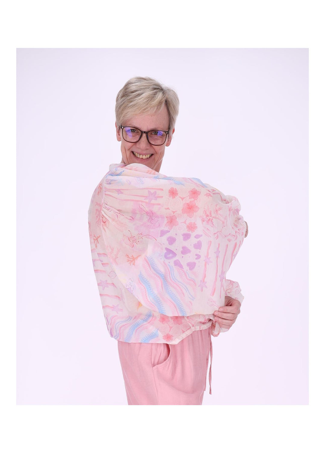 Sierra Damen Bluse Langarm grafisch