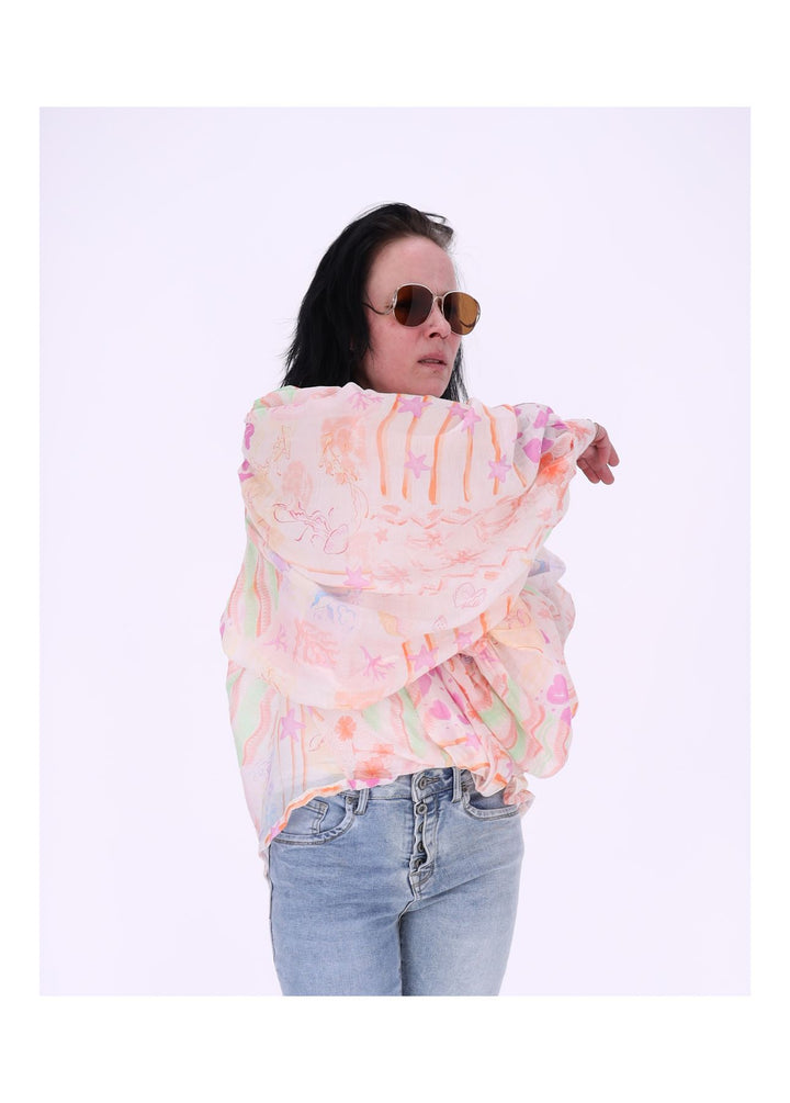 Sierra Damen Bluse Langarm grafisch