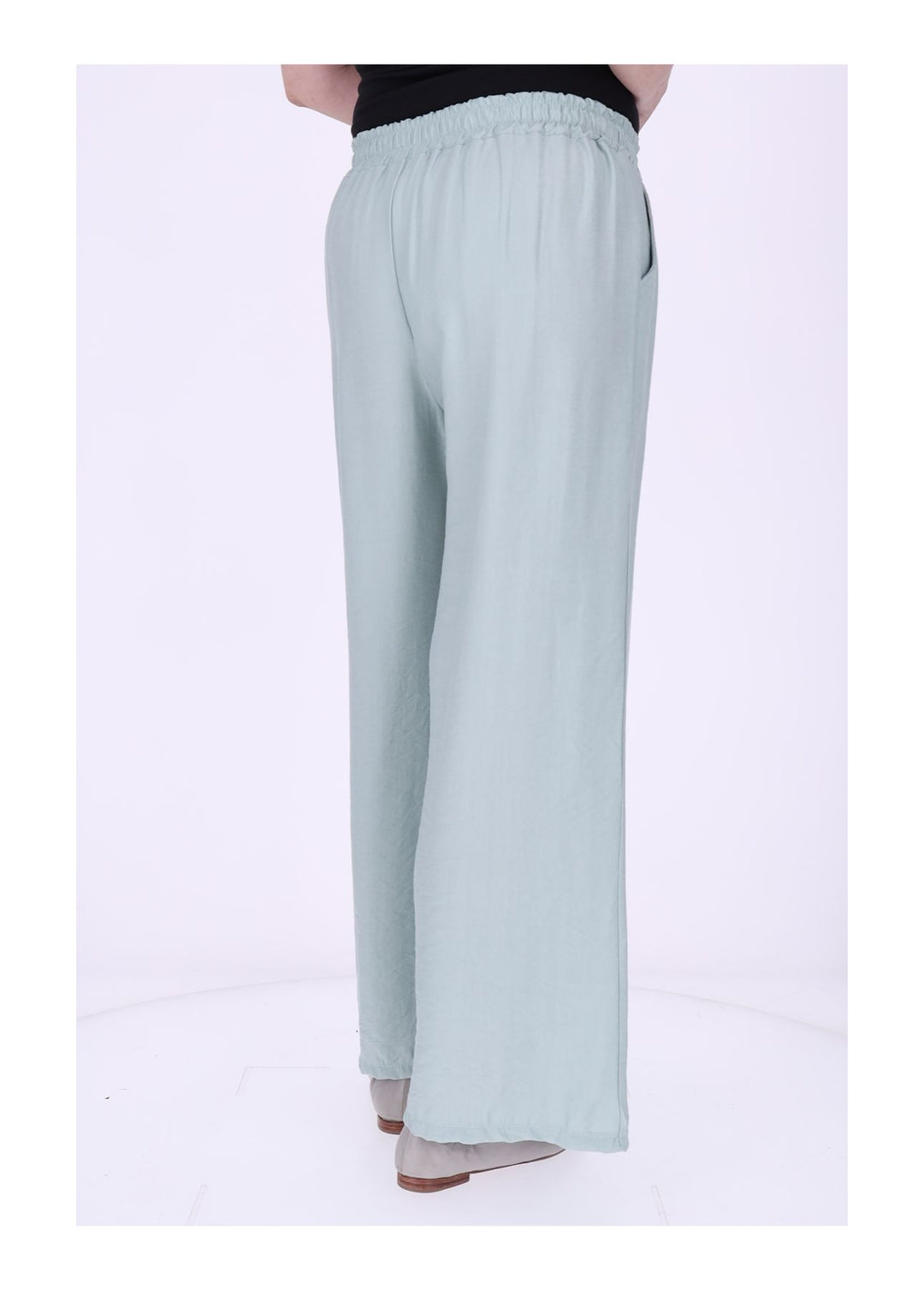 J&H Moda Damenhose Viskose weites Bein