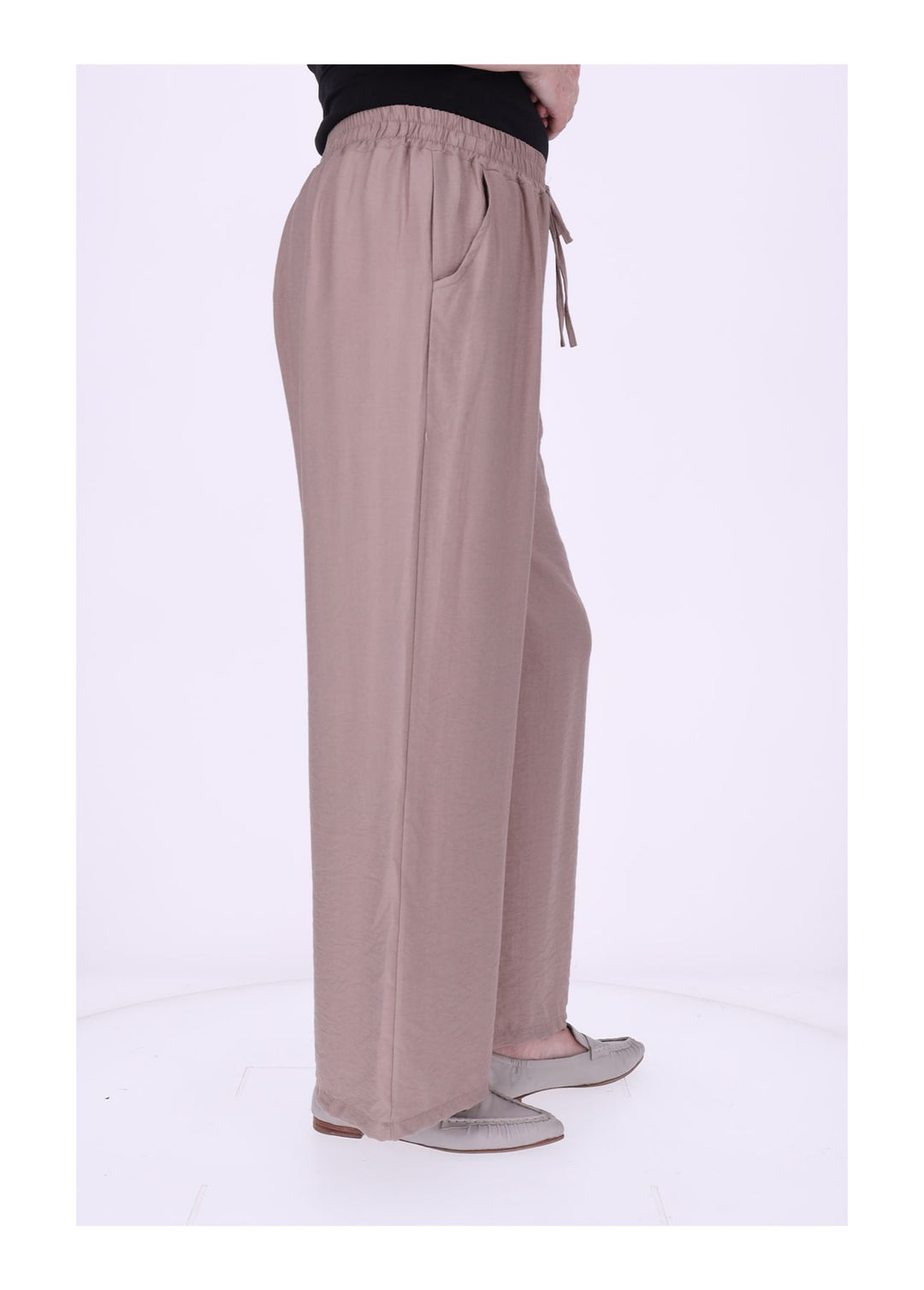J&H Moda Damenhose Viskose weites Bein