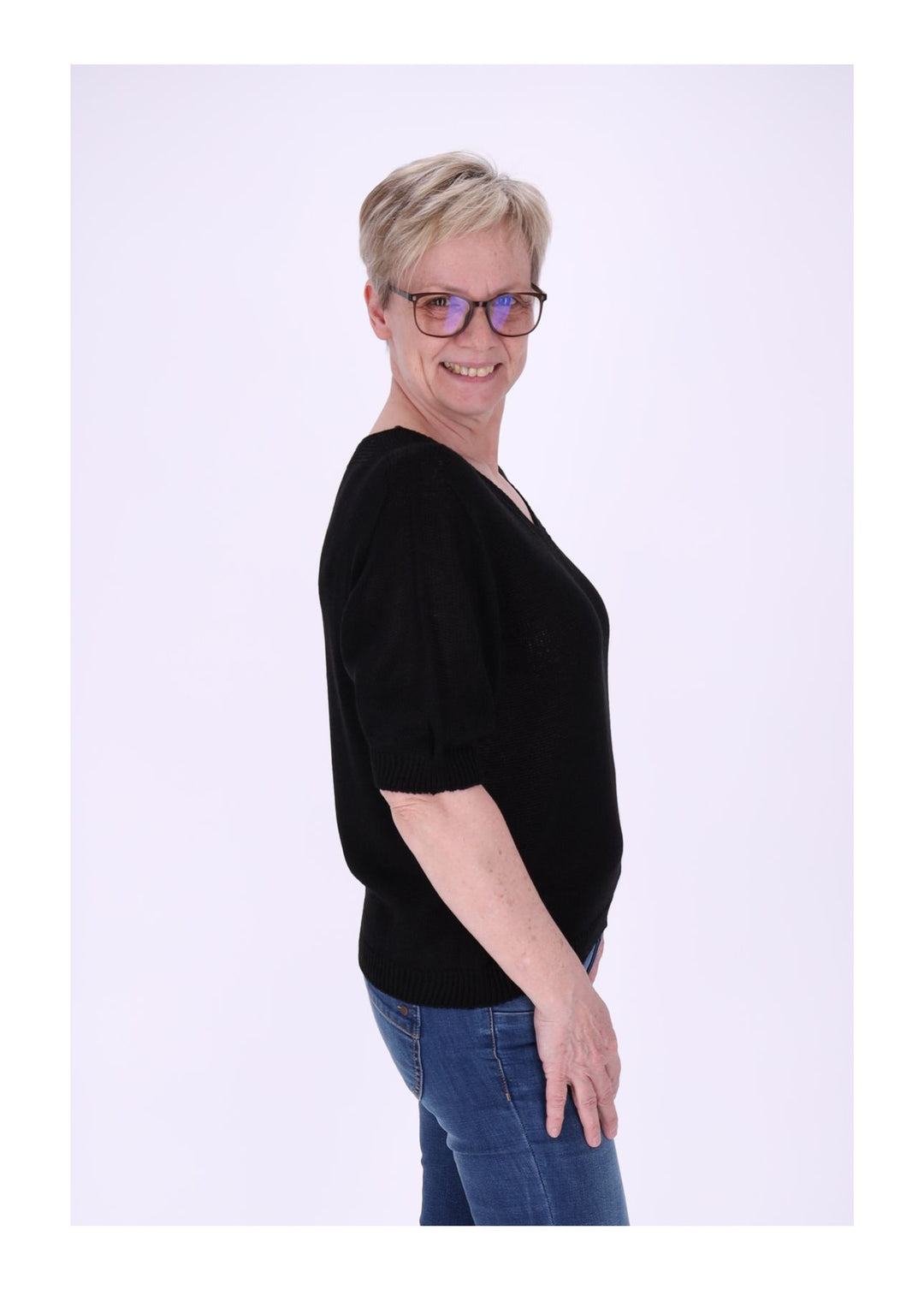 Splash of Color Damen T-Shirt V-Ausschnitt