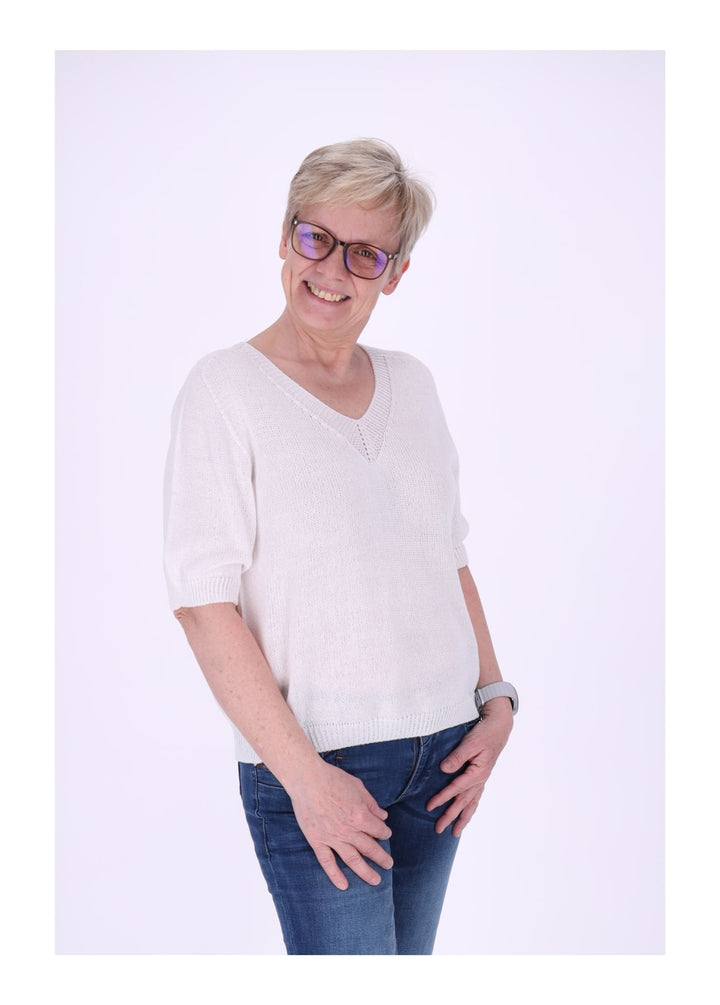 Splash of Color Damen T-Shirt V-Ausschnitt
