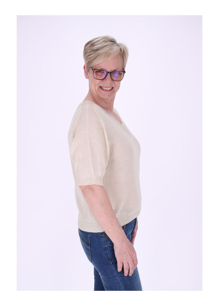 Splash of Color Damen T-Shirt V-Ausschnitt