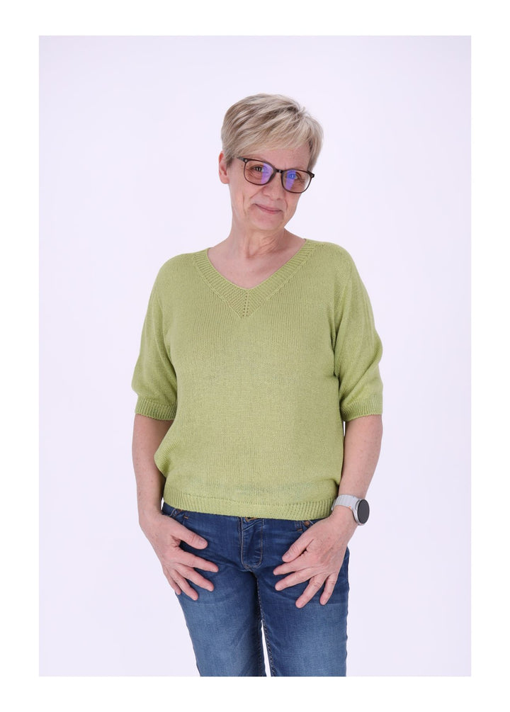 Splash of Color Damen T-Shirt V-Ausschnitt