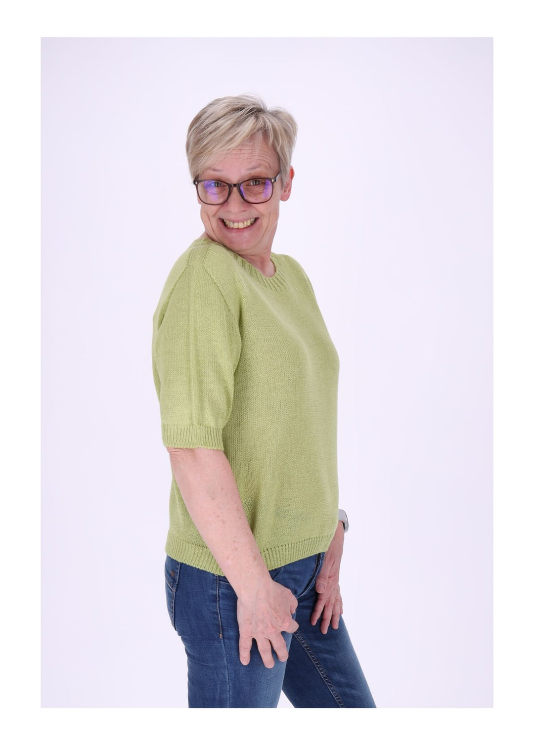 Splash of Color Feinstrick T-Shirt