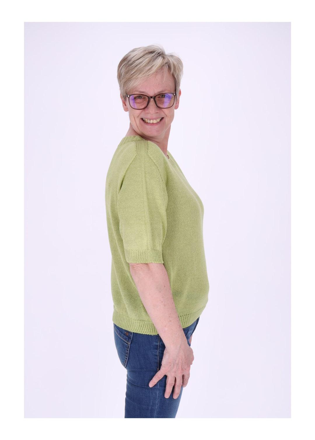 Splash of Color Feinstrick T-Shirt