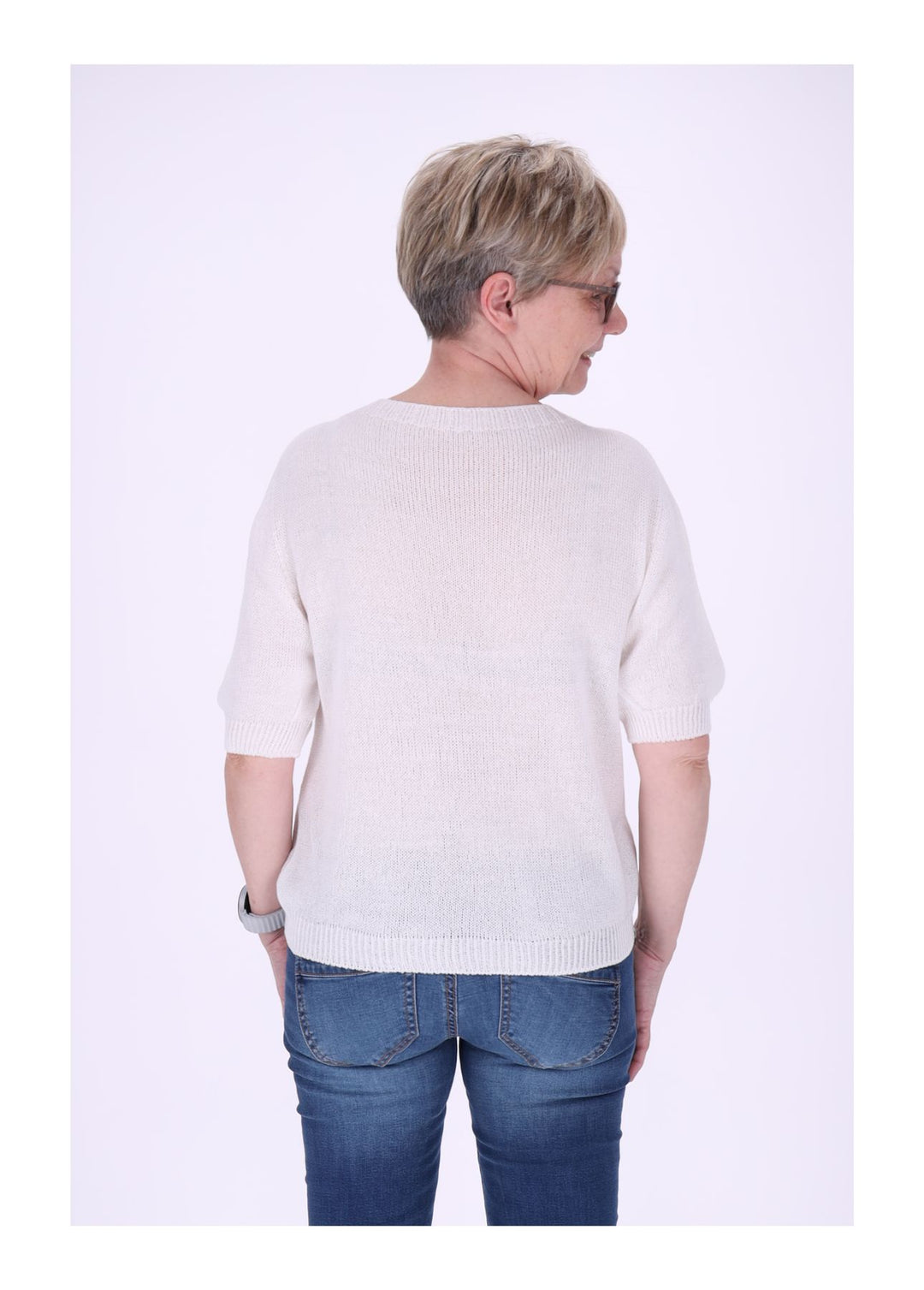 Splash of Color Feinstrick T-Shirt