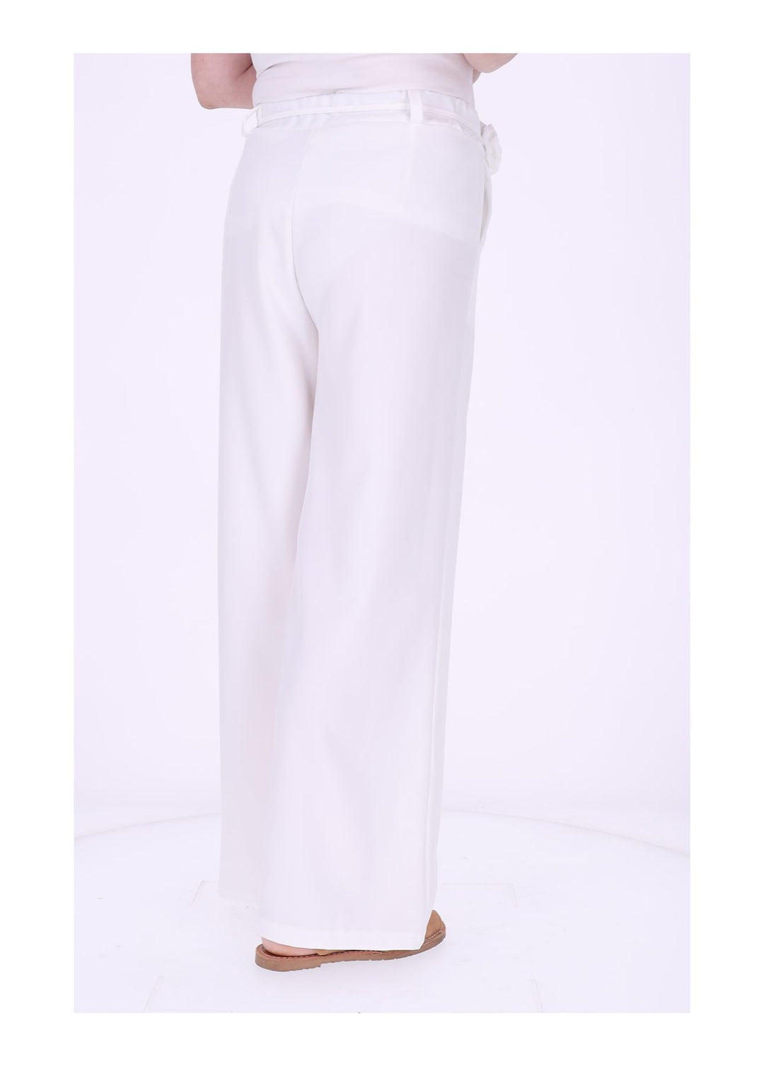 Schlupf-Hose Damen Blumengürtel