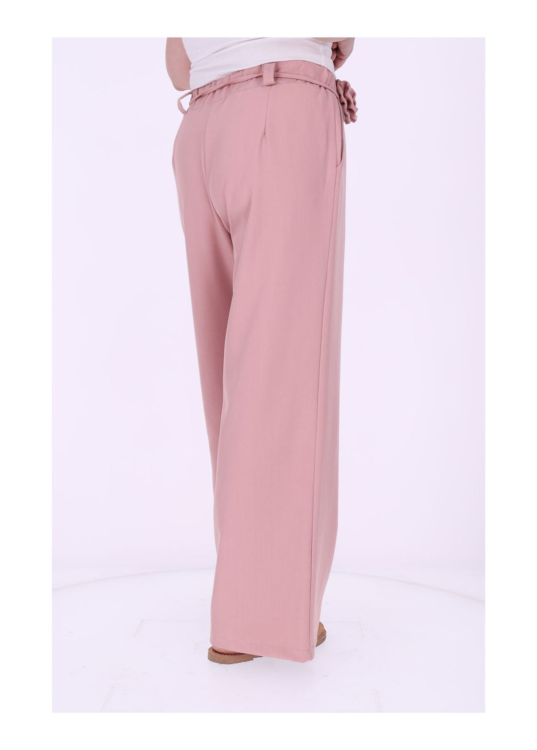 Schlupf-Hose Damen Blumengürtel