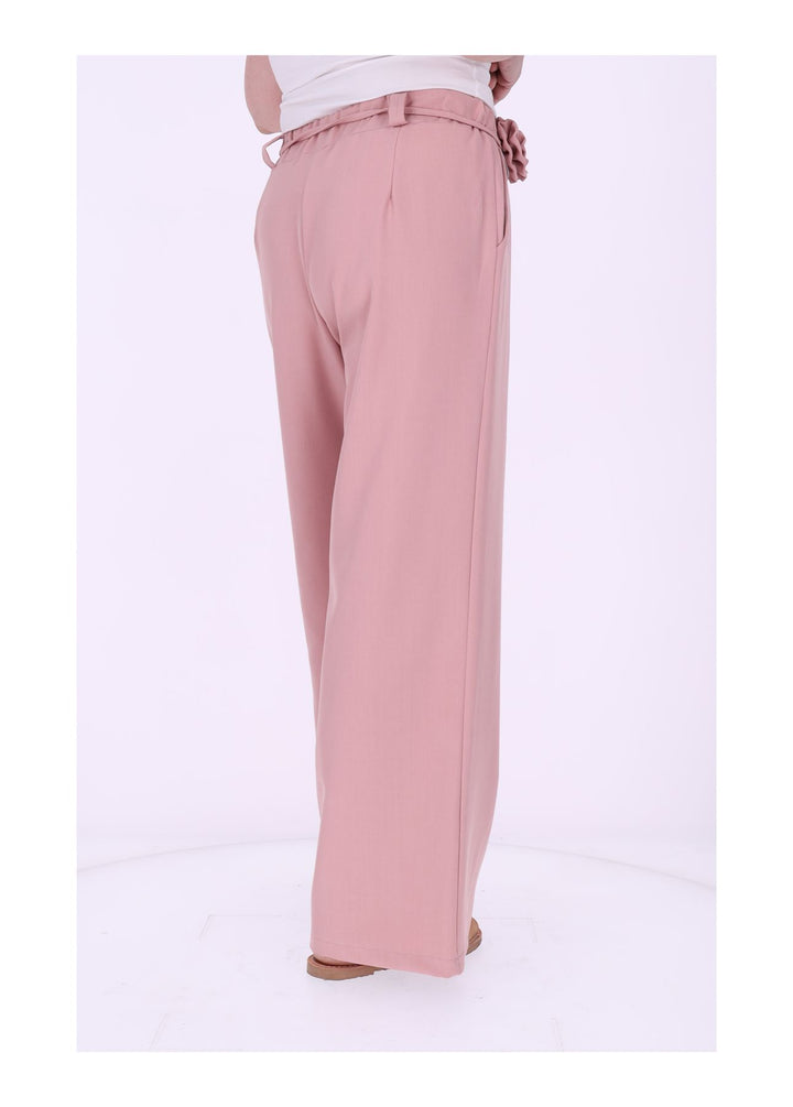 Schlupf-Hose Damen Blumengürtel