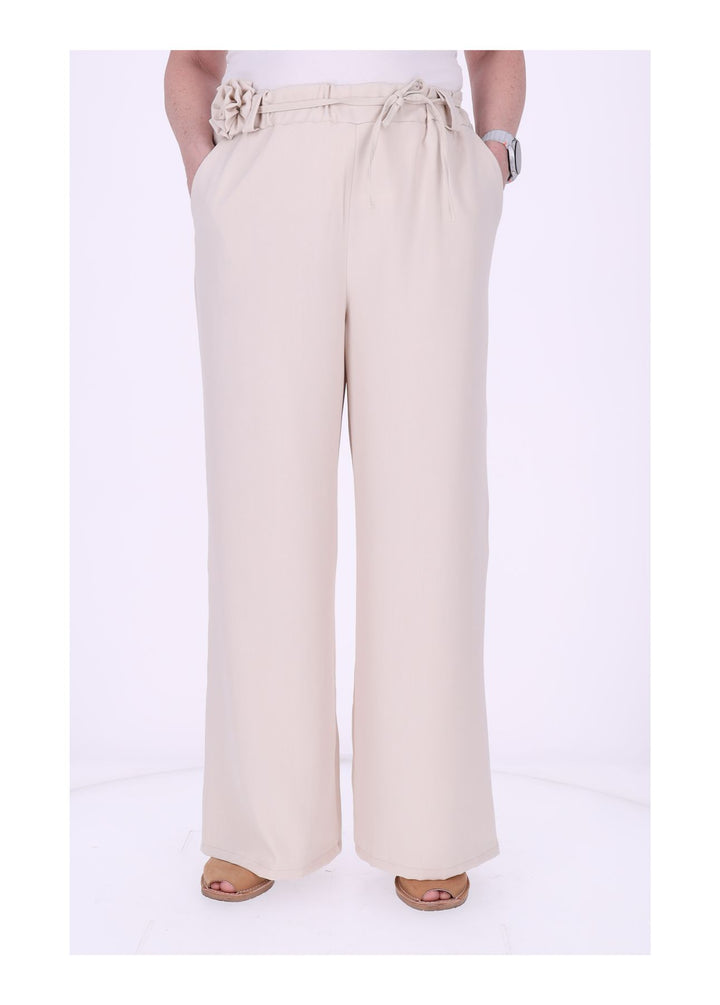 Schlupf-Hose Damen Blumengürtel