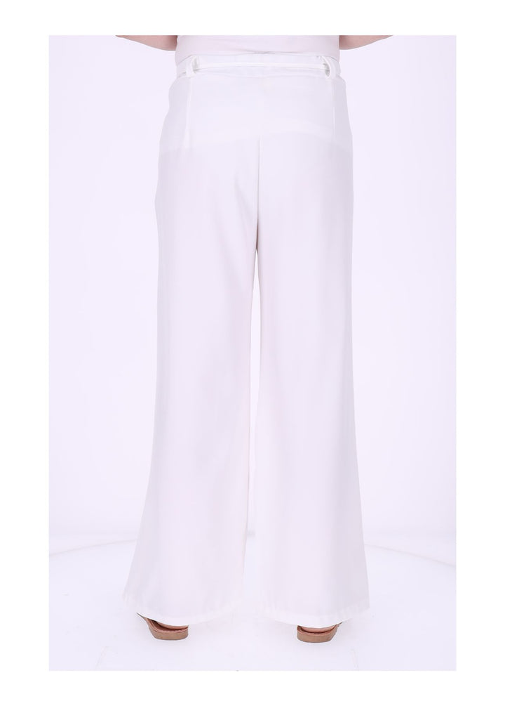 Schlupf-Hose Damen Blumengürtel