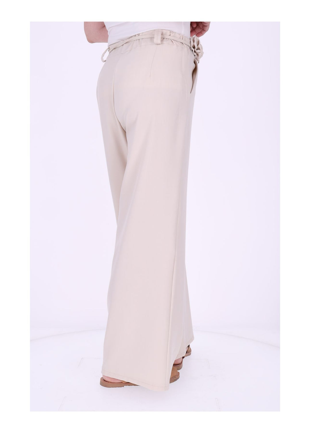 Schlupf-Hose Damen Blumengürtel