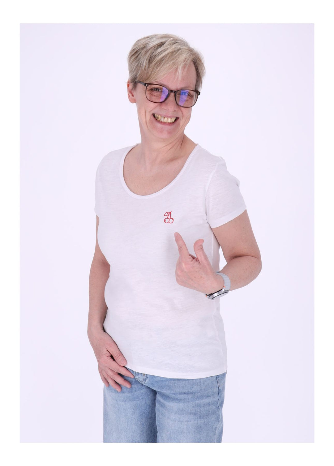 mjunik T-Shirt Damen Nantes Chestlogo