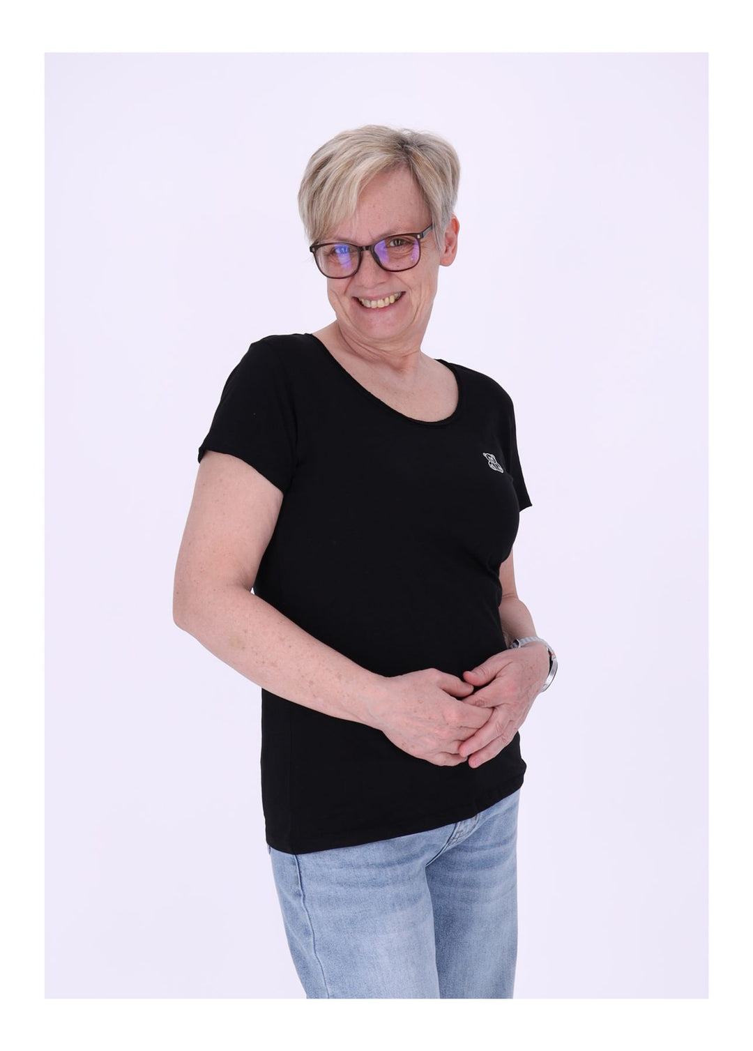 mjunik T-Shirt Damen Nantes Chestlogo