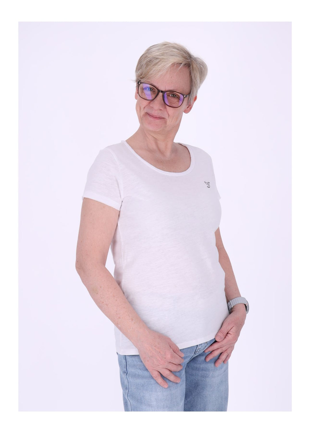 mjunik T-Shirt Damen Nantes Chestlogo