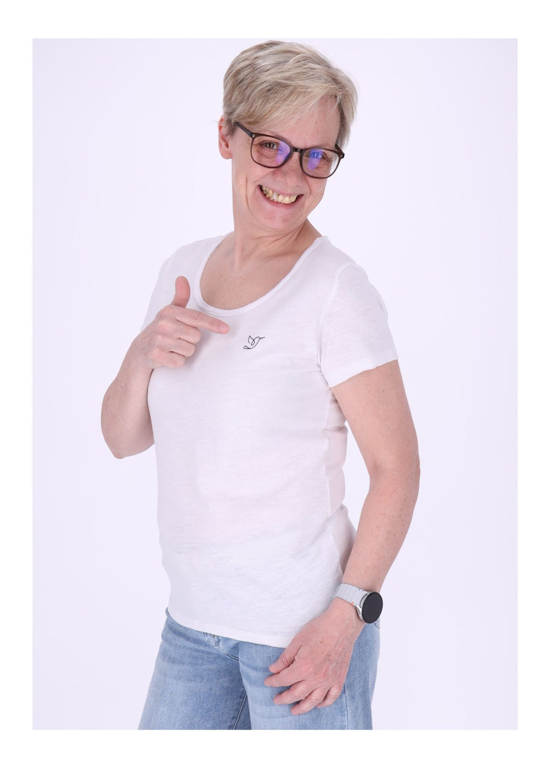 mjunik T-Shirt Damen Nantes Chestlogo