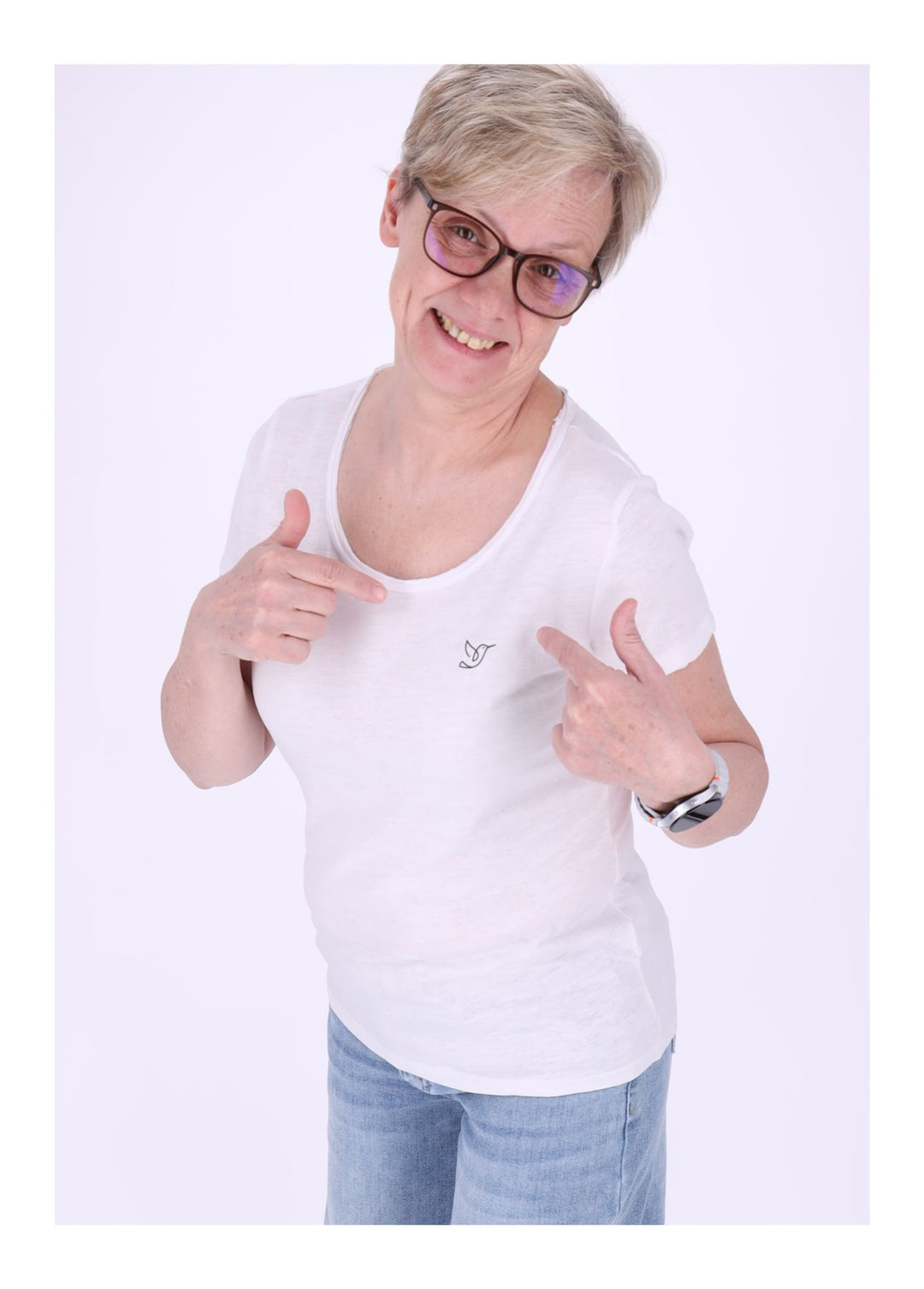mjunik T-Shirt Damen Nantes Chestlogo