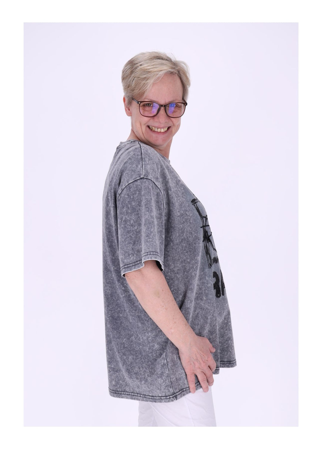 Splash of Color Damen T-Shirt Rabbit