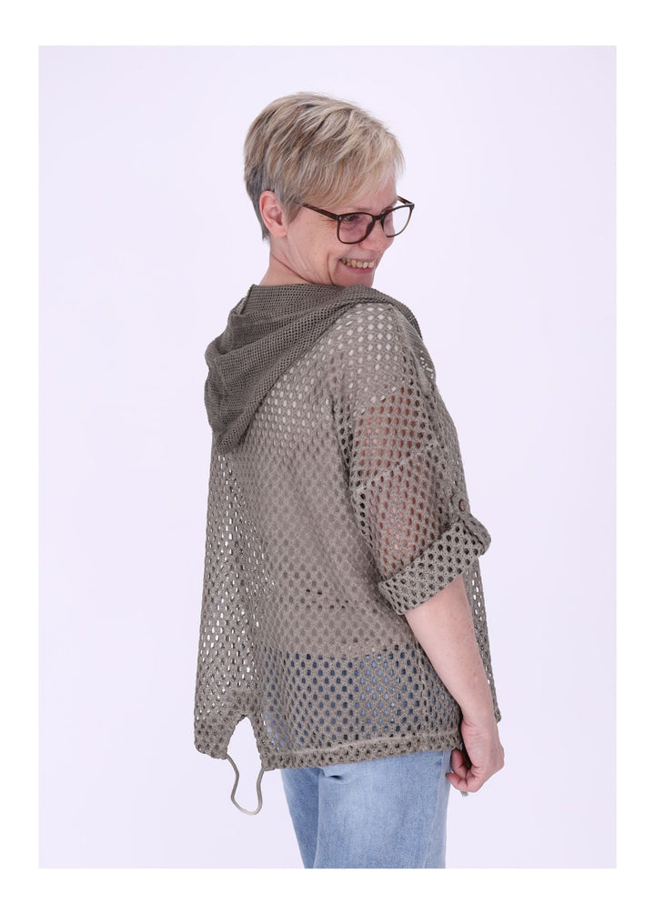 Splash of Color Shirtjacke Lochmuster