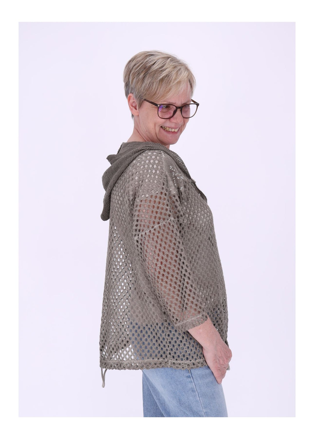 Splash of Color Shirtjacke Lochmuster