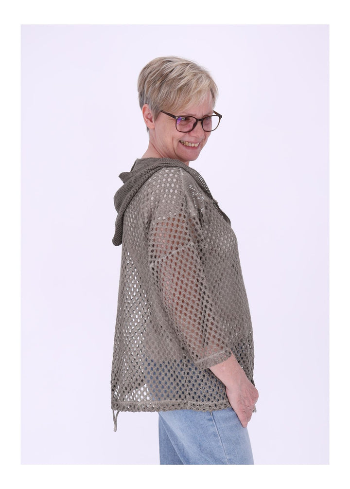 Splash of Color Shirtjacke Lochmuster