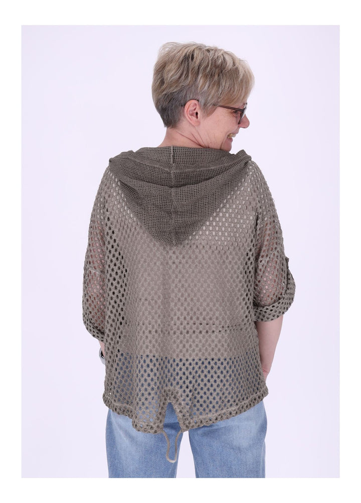 Splash of Color Shirtjacke Lochmuster