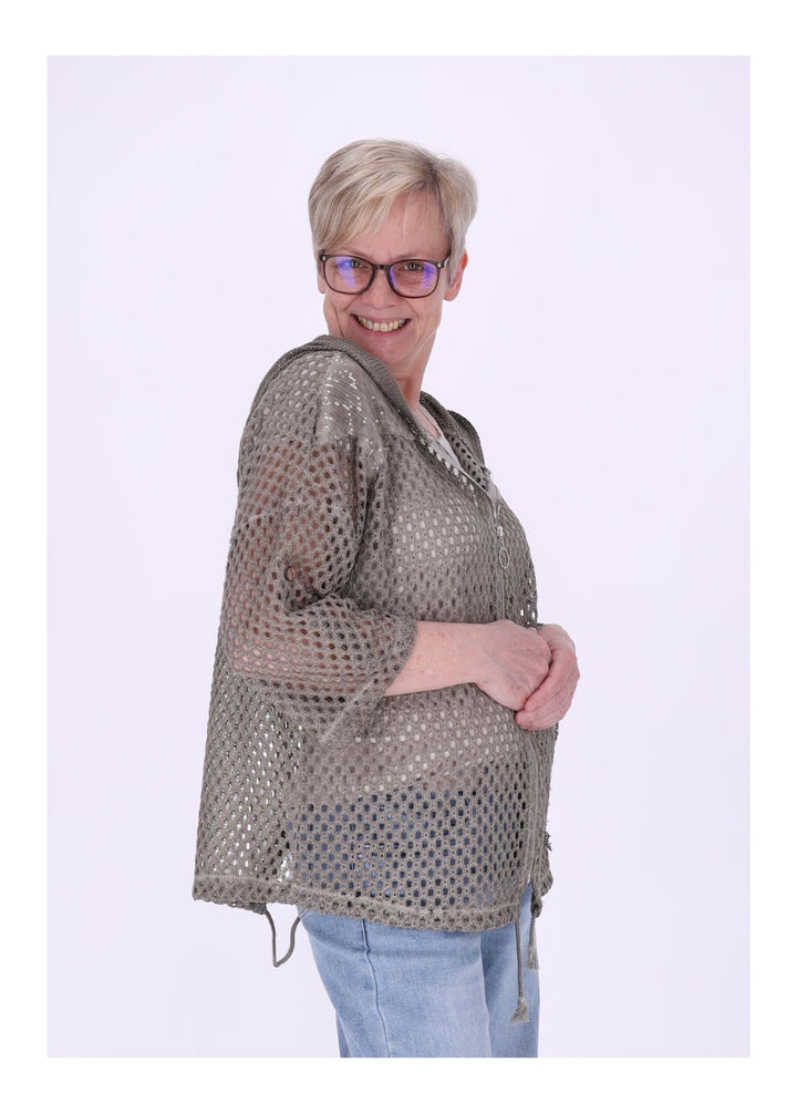 Splash of Color Shirtjacke Lochmuster