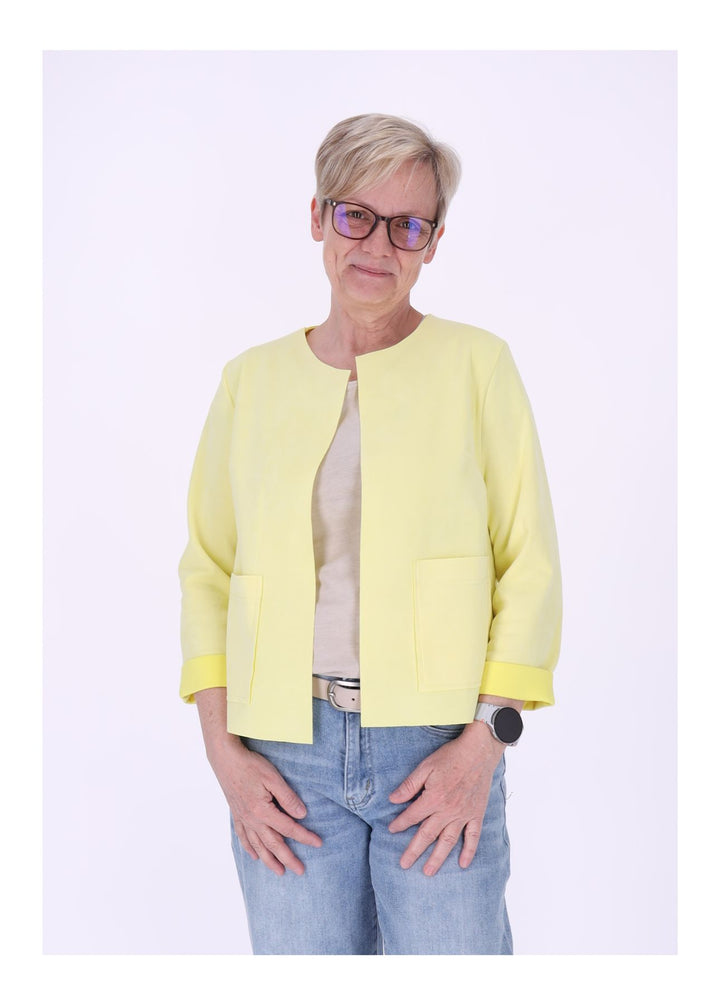 Vanessa Velours-Blazer Damen offen