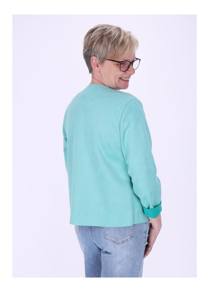 Vanessa Velours-Blazer Damen offen