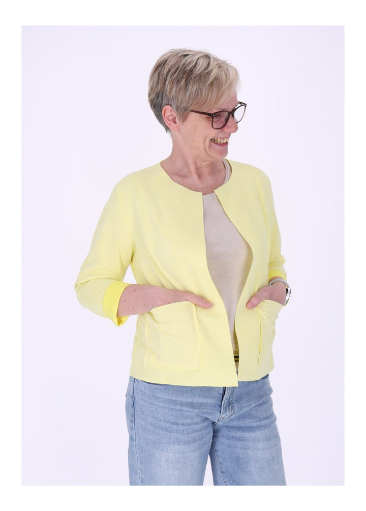 Vanessa Velours-Blazer Damen offen