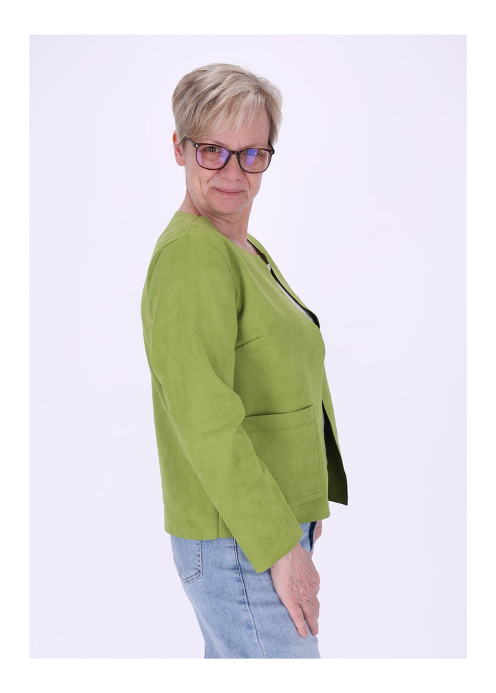 Vanessa Velours-Blazer Damen offen
