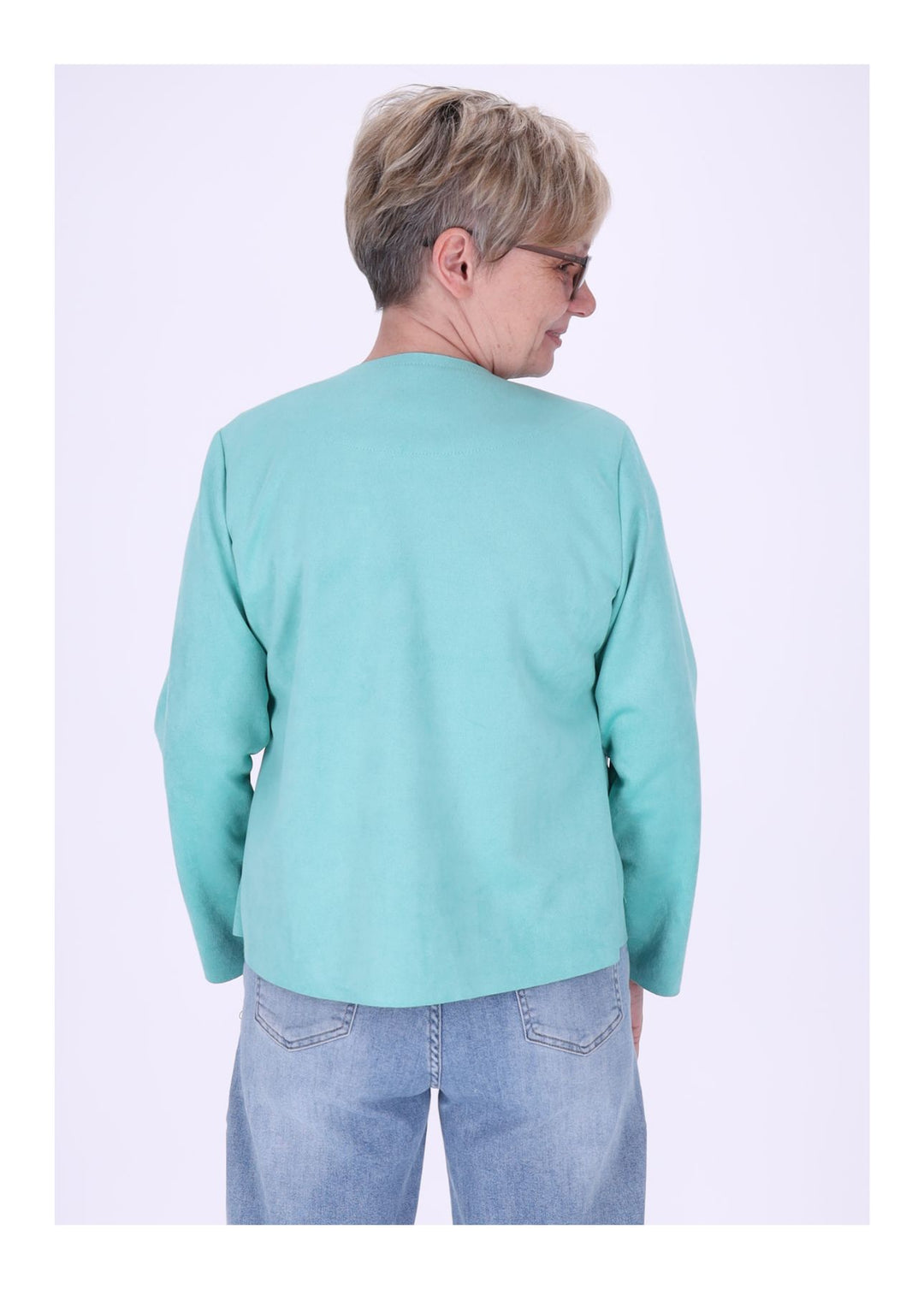 Vanessa Velours-Blazer Damen offen