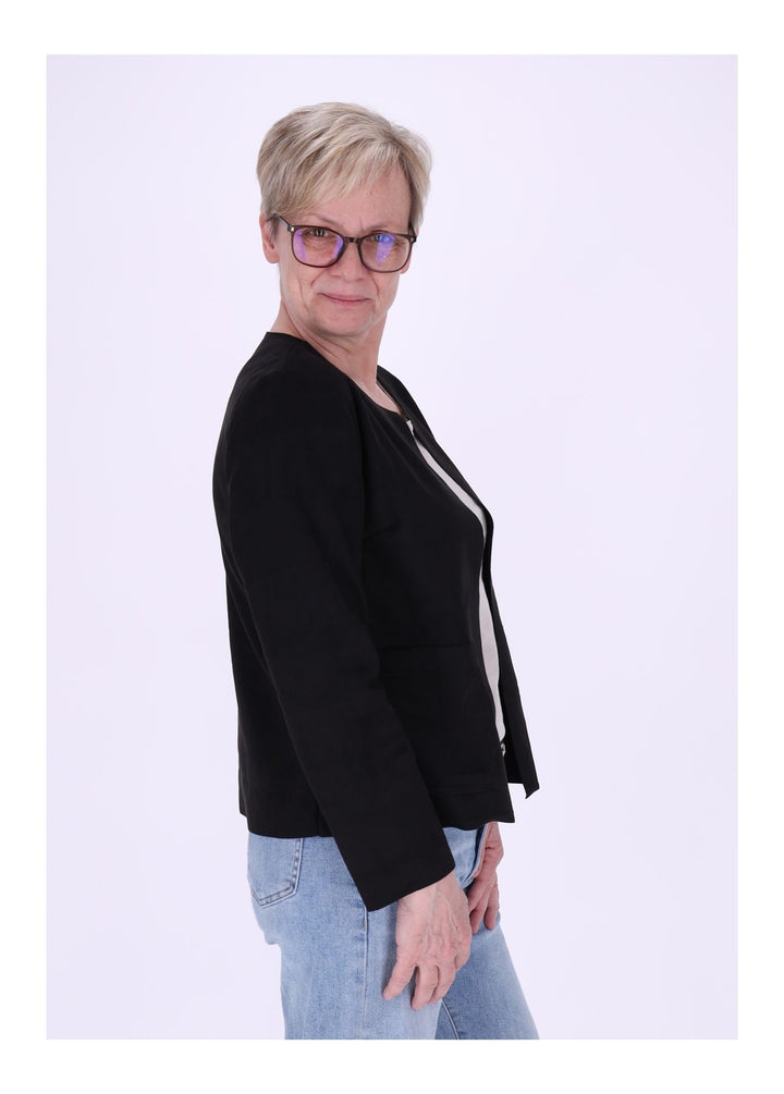 Vanessa Velours-Blazer Damen offen