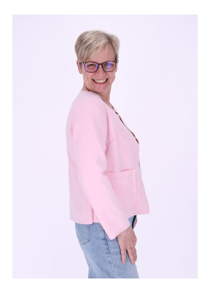 Vanessa Velours-Blazer Damen offen