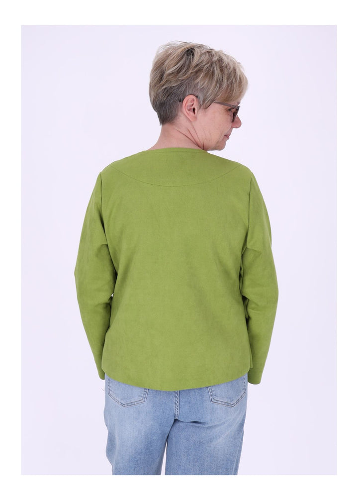 Vanessa Velours-Blazer Damen offen