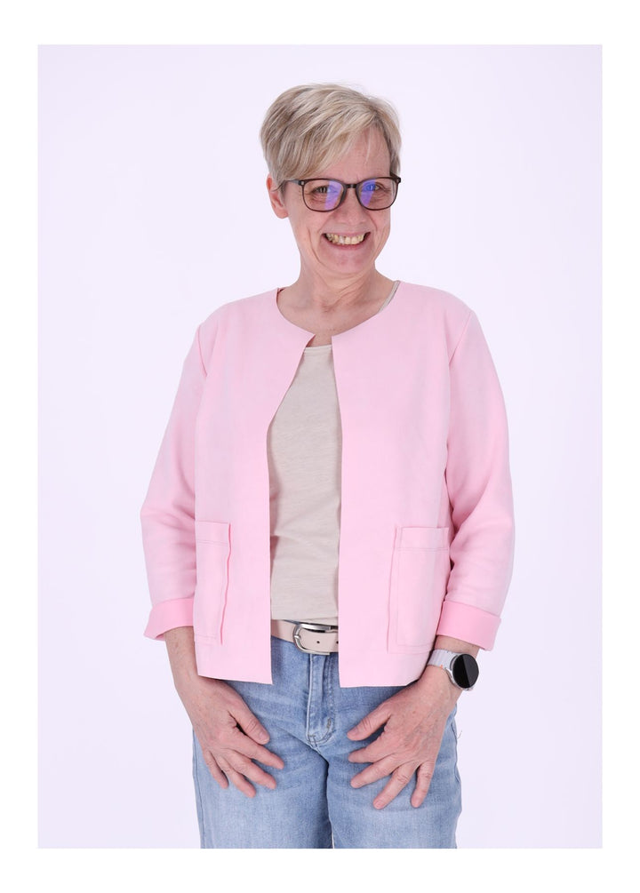 Vanessa Velours-Blazer Damen offen