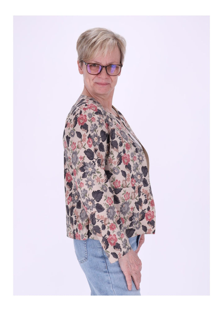 Vanessa Kurzjacke Blumen Damen