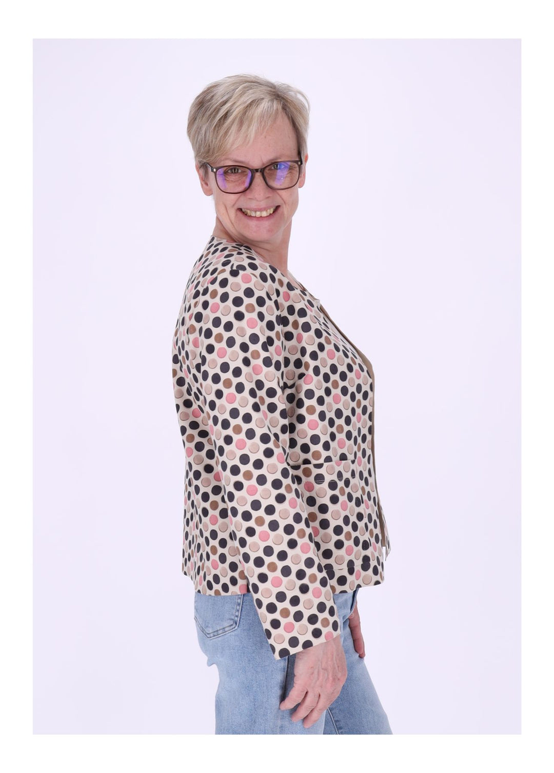 Vanessa Kurzjacke Damen Punkte