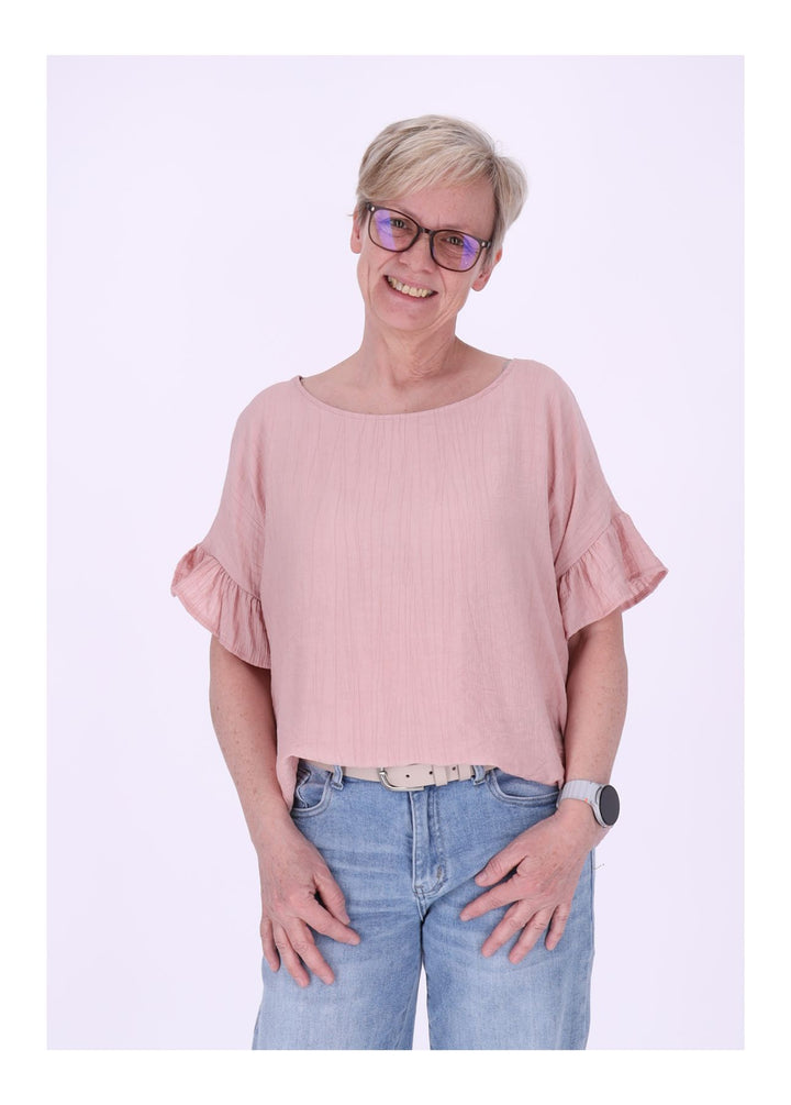 Splash of Color Oversized T-Shirt Damen