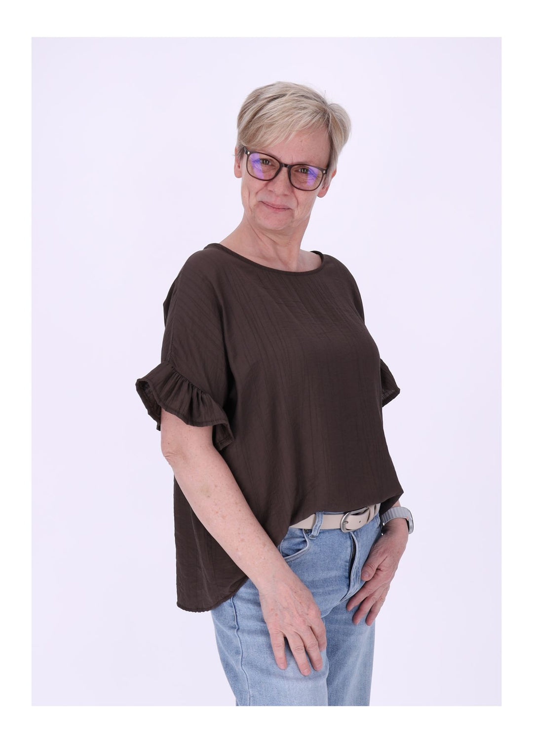 Splash of Color Oversized T-Shirt Damen
