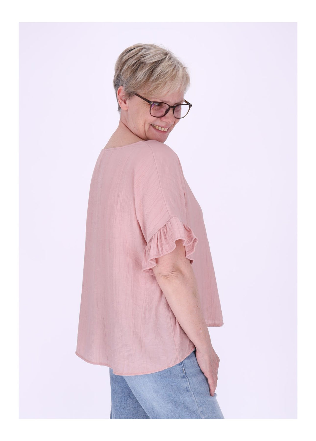 Splash of Color Oversized T-Shirt Damen