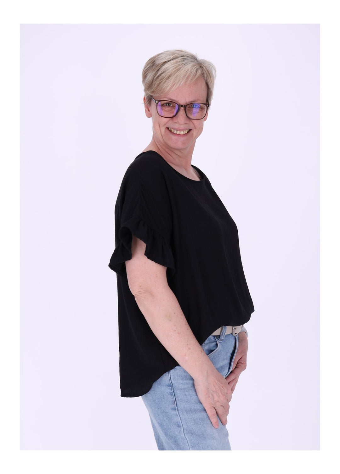 Splash of Color Oversized T-Shirt Damen