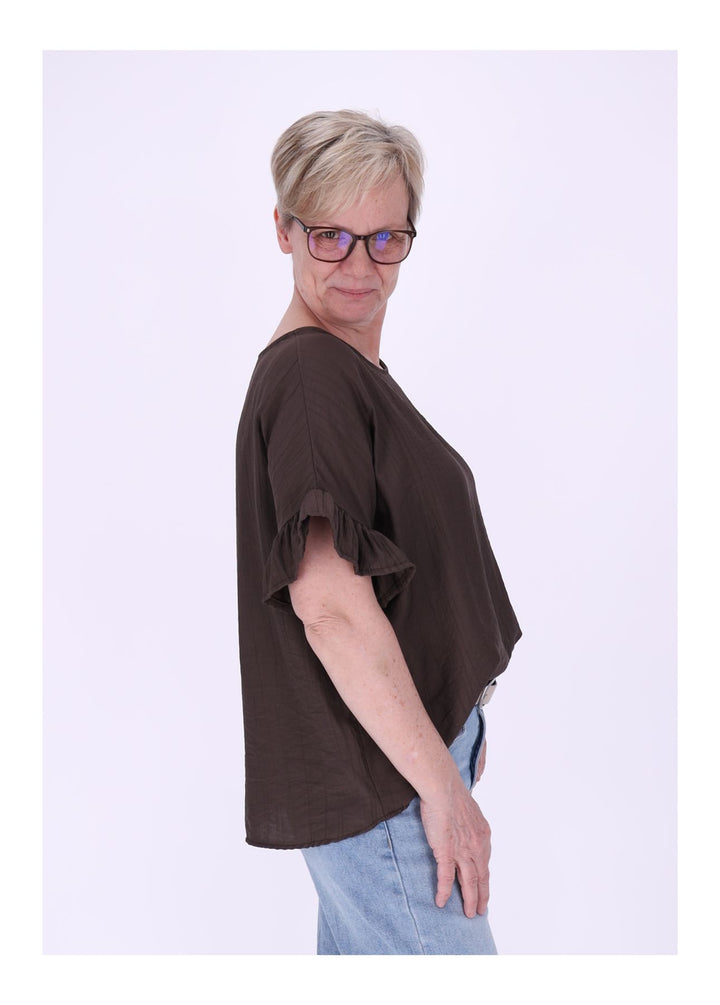 Splash of Color Oversized T-Shirt Damen