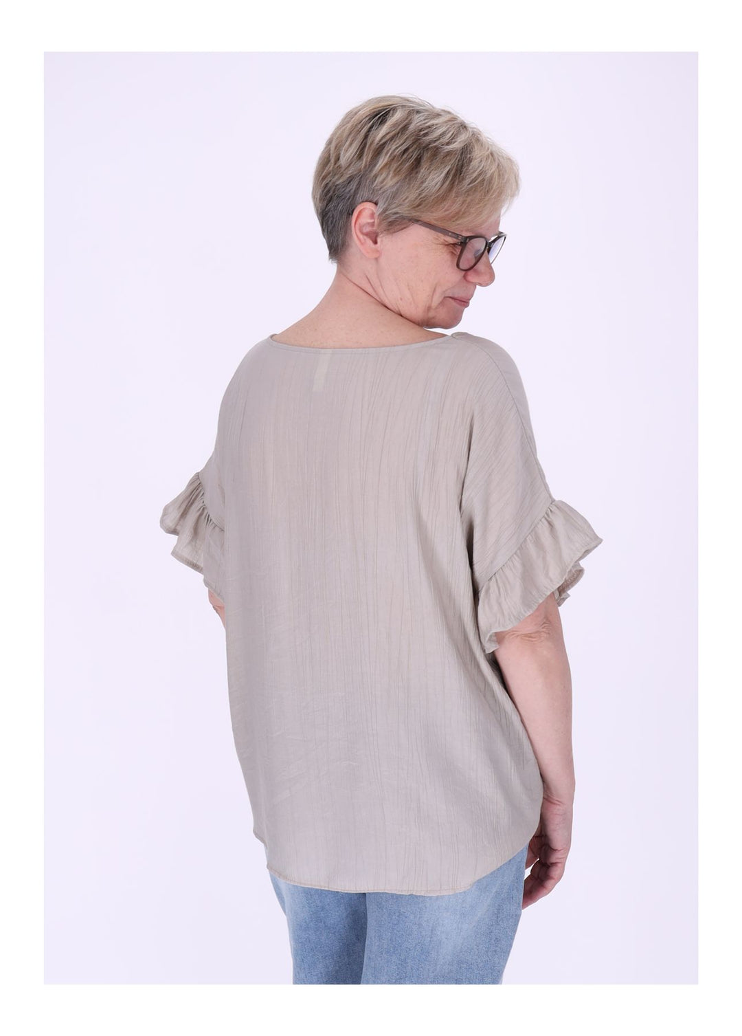 Splash of Color Oversized T-Shirt Damen