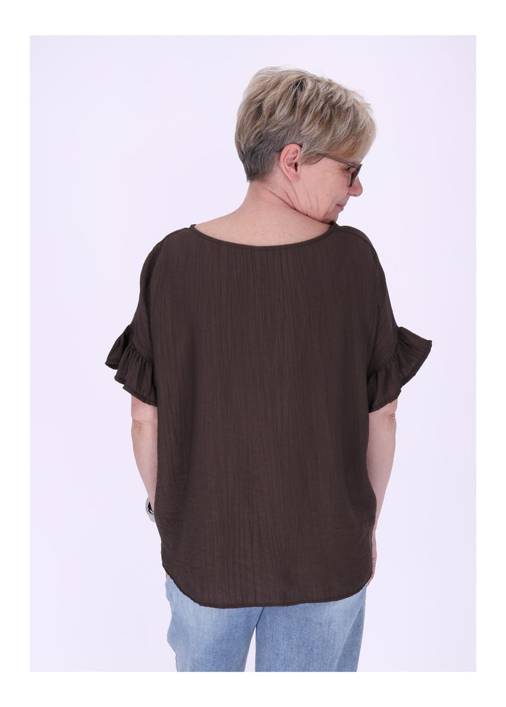 Splash of Color Oversized T-Shirt Damen