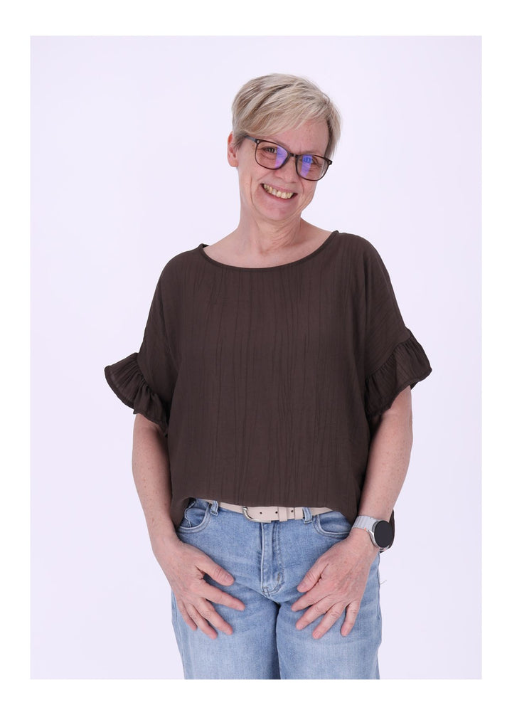 Splash of Color Oversized T-Shirt Damen